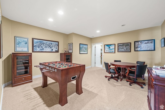 364 N Tanner Ln, Midway, UT 84049 - rec room with light carpet and recessed lighting
