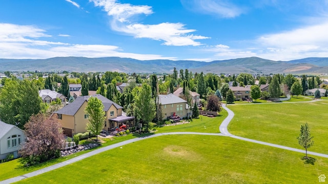 916 Ledgestone Ln, Heber City, UT 84032 - aerial view of residential area with a mountainous background