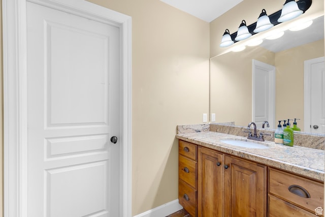 916 Ledgestone Ln, Heber City, UT 84032 - bathroom featuring vanity and baseboards