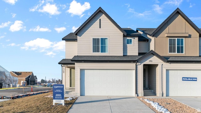 1538 E 720 N Unit 1083, Salem, UT 84653 - multi unit property featuring an attached garage, driveway, and a shingled roof