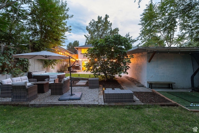 1163 E Blaine Ave, Salt Lake City, UT 84105 - view of patio with an outdoor hangout area