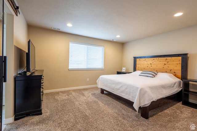 1107 W Coyote Gulch Way, Bluffdale, UT 84065 - bedroom with carpet and recessed lighting