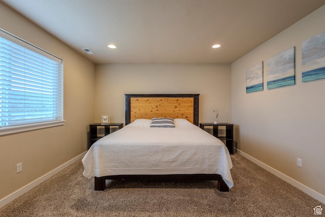 1107 W Coyote Gulch Way, Bluffdale, UT 84065 - bedroom featuring carpet flooring and recessed lighting