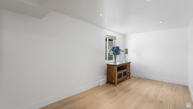 6195 Highland Dr, Park City, UT 84098 - unfurnished room featuring light wood-style floors and recessed lighting