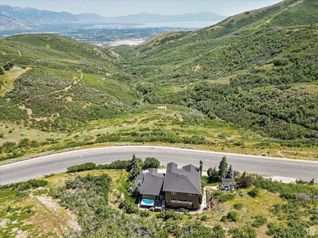 1487 E Deer Ridge Dr, Draper, UT 84020 - view from above of property with a mountainous background