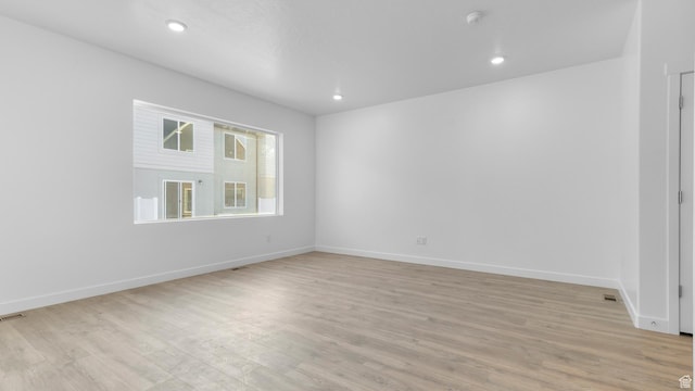 838 N 1860 E Unit 161, Salem, UT 84653 - empty room with light wood-style floors and recessed lighting