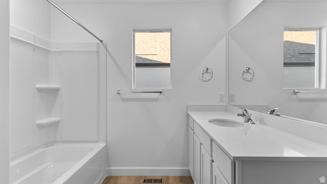 838 N 1860 E Unit 161, Salem, UT 84653 - full bath featuring vanity, shower / washtub combination, and wood finished floors