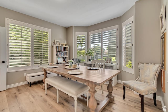 3065 W Current Creek Dr, South Jordan, UT 84095 - dining space with healthy amount of natural light and light wood-style flooring