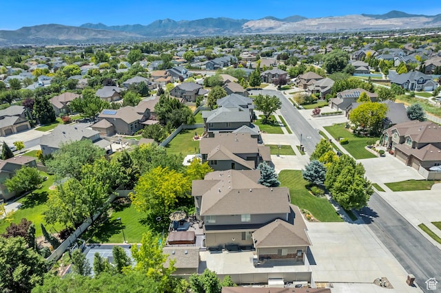 3065 W Current Creek Dr, South Jordan, UT 84095 - aerial view of residential area with a mountainous background