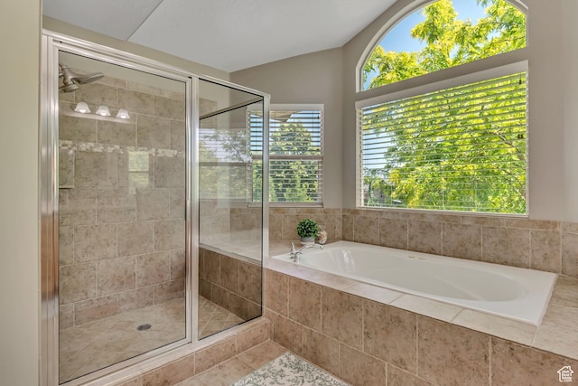 3065 W Current Creek Dr, South Jordan, UT 84095 - full bath with a garden tub and a shower stall