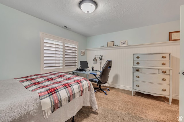 3065 W Current Creek Dr, South Jordan, UT 84095 - bedroom with carpet floors and a textured ceiling