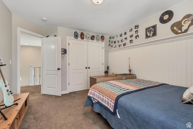 3065 W Current Creek Dr, South Jordan, UT 84095 - carpeted bedroom with a closet