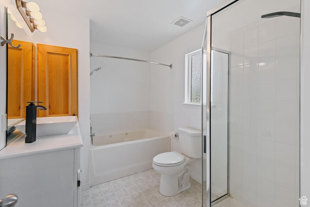 1226 N 3020 W, Provo, UT 84601 - bathroom with a tile shower, vanity, and a bath