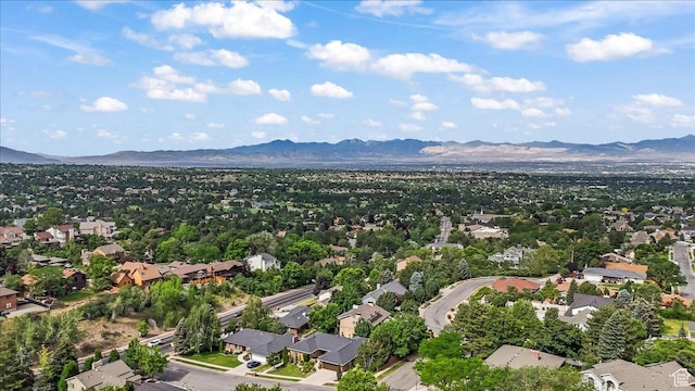 8022 S Deer Creek Rd E, Cottonwood Heights, UT 84121 - aerial view of residential area with mountains