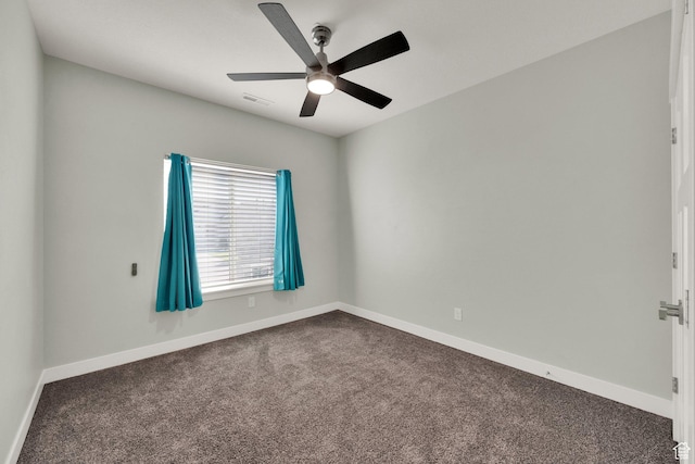 1016 N Vista Loop, Morgan, UT 84050 - empty room with dark carpet and a ceiling fan