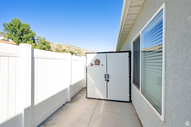1016 N Vista Loop, Morgan, UT 84050 - view of patio / terrace with a mountain view