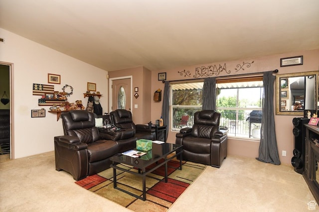 93 N Sherman St, Stockton, UT 84071 - view of carpeted living area