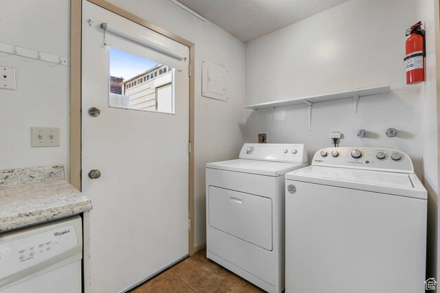 88 W 50 S Unit J8, Centerville, UT 84014 - laundry room featuring tile patterned floors and washer and dryer