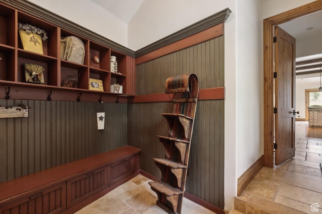 2711 E Bitter Brush Dr, Park City, UT 84098 - mudroom with stone tile flooring