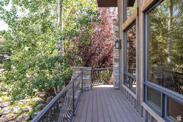 2711 E Bitter Brush Dr, Park City, UT 84098 - view of wooden deck