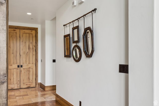 2711 E Bitter Brush Dr, Park City, UT 84098 - hall featuring recessed lighting and baseboards