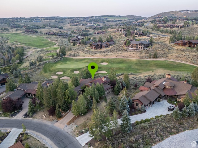2711 E Bitter Brush Dr, Park City, UT 84098 - aerial view of property's location with a golf course and nearby suburban area