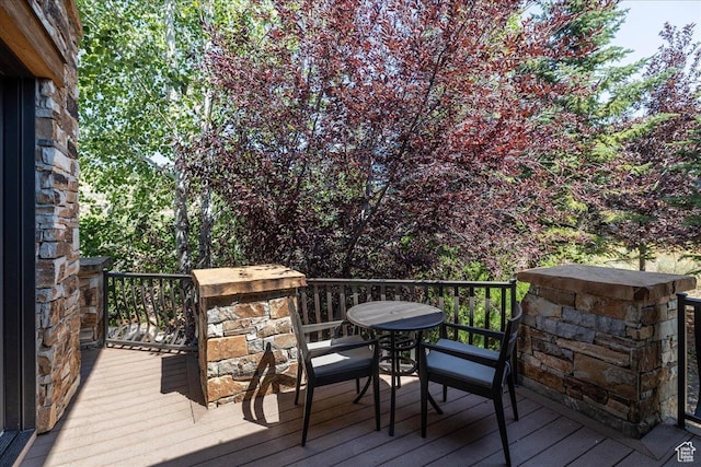 2711 E Bitter Brush Dr, Park City, UT 84098 - view of wooden deck