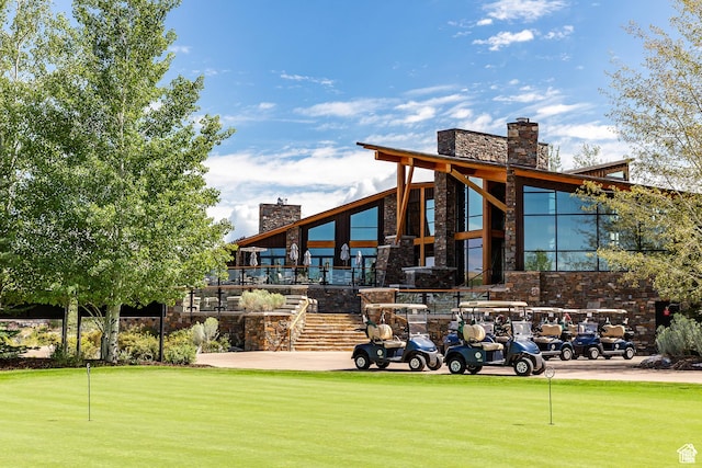 2711 E Bitter Brush Dr, Park City, UT 84098 - view of community featuring a putting area