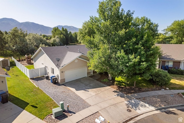 888 S Mallard Loop W, Logan, UT 84321 - view from above of property with a mountain backdrop