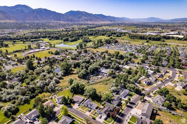 888 S Mallard Loop W, Logan, UT 84321 - aerial overview of property's location with a water and mountain view and nearby suburban area
