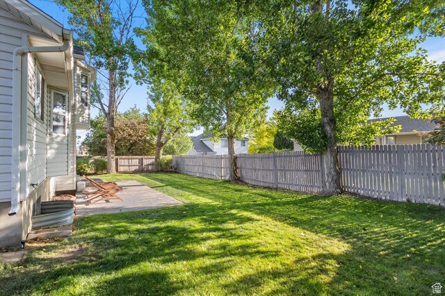1153 N 280 W, American Fork, UT 84003 - fenced backyard with a patio area