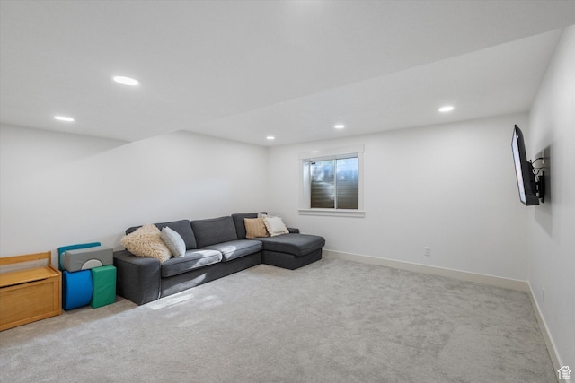 1153 N 280 W, American Fork, UT 84003 - living area featuring carpet floors and recessed lighting