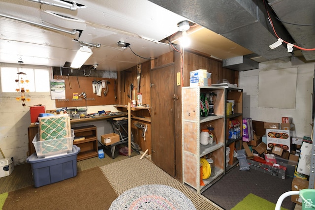 2758 Fowler Ave, Ogden, UT 84403 - basement featuring a workshop area