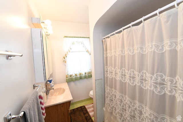 2758 Fowler Ave, Ogden, UT 84403 - bathroom with vanity and a shower with curtain