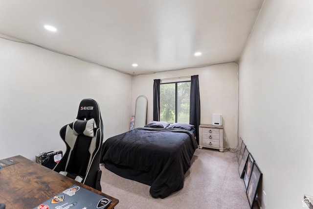 5544 S Springtree Ln E Unit H, Salt Lake City, UT 84107 - bedroom featuring light colored carpet and recessed lighting