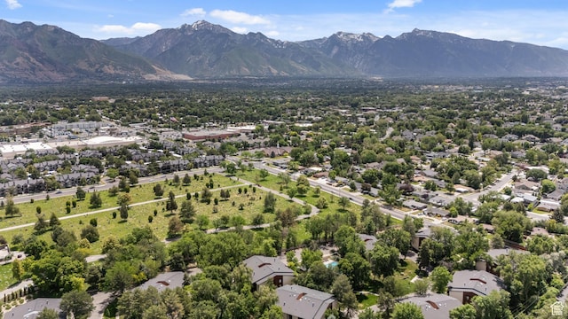 5544 S Springtree Ln E Unit H, Salt Lake City, UT 84107 - drone / aerial view of a mountainous background