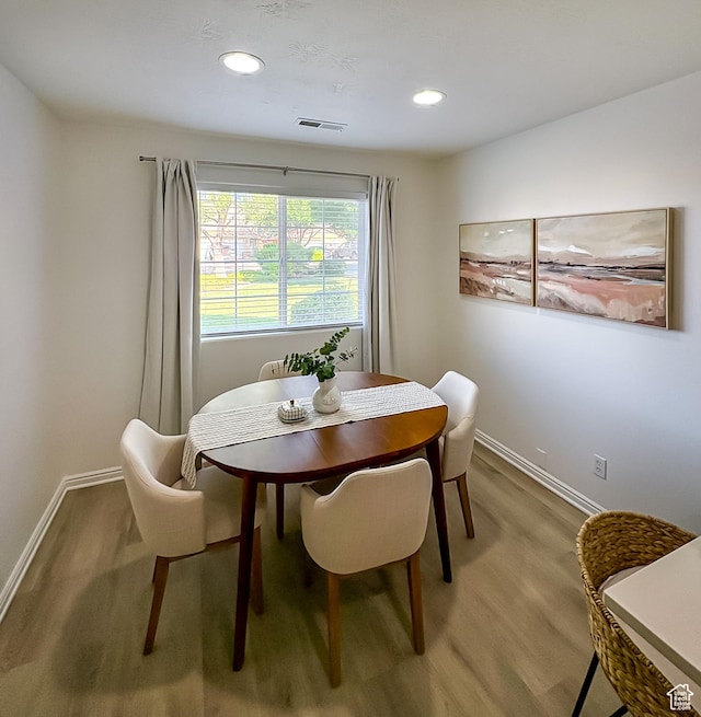 2930 E 450 N Unit F24, St George, UT 84790 - dining area with recessed lighting and light wood finished floors
