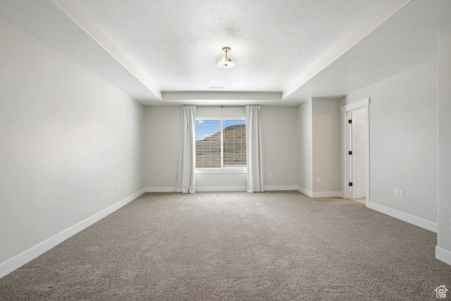 427 N High Ridge Rd Unit 1623, Saratoga Springs, UT 84045 - spare room with light colored carpet, a raised ceiling, and a textured ceiling
