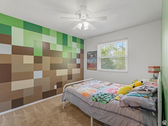 4736 S 2675 W, Roy, UT 84067 - bedroom featuring carpet floors and ceiling fan