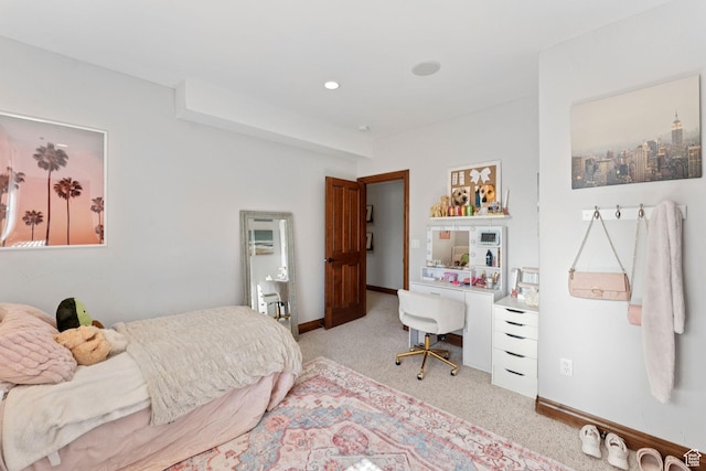 3231 E Lantern Hill Ct S, Cottonwood Heights, UT 84093 - bedroom with light carpet and baseboards
