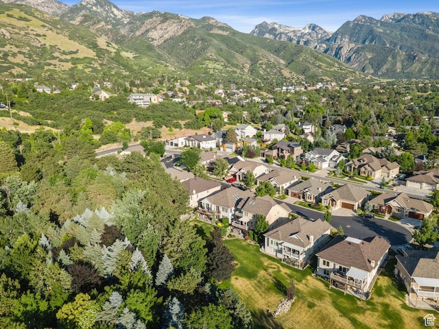 3231 E Lantern Hill Ct S, Cottonwood Heights, UT 84093 - aerial view of property's location with nearby suburban area