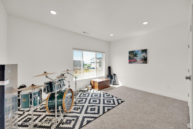 672 E 730 N Unit 25, Hyrum, UT 84319 - playroom with carpet and recessed lighting