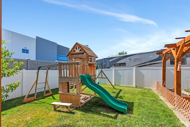 2541 S 1400 W, Woods Cross, UT 84087 - view of play area with a fenced backyard