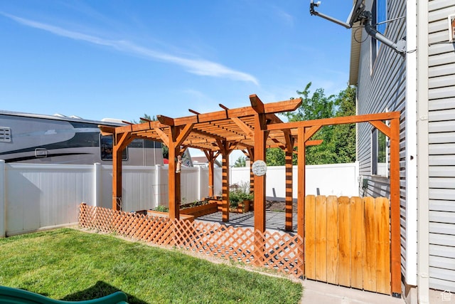 2541 S 1400 W, Woods Cross, UT 84087 - fenced backyard featuring a pergola