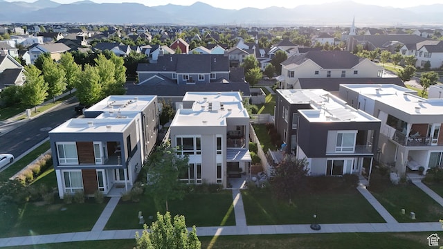 4759 W Vermillion Dr, South Jordan, UT 84009 - aerial perspective of suburban area featuring a mountainous background