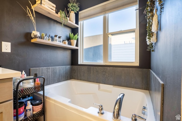 4759 W Vermillion Dr, South Jordan, UT 84009 - full bath with plenty of natural light and a garden tub
