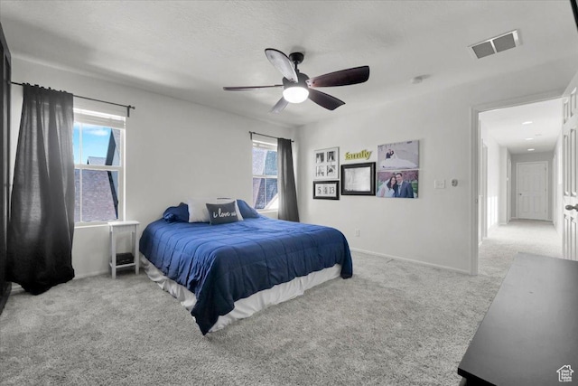 4439 W Mille Lacs Dr, South Jordan, UT 84009 - carpeted bedroom featuring baseboards and a ceiling fan