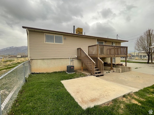 1721 N 750 W, Harrisville, UT 84404 - back of house with a patio, a deck, and stairs