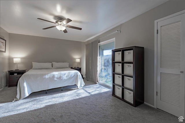 4879 S 1690 E, Holladay, UT 84117 - bedroom with carpet and a ceiling fan