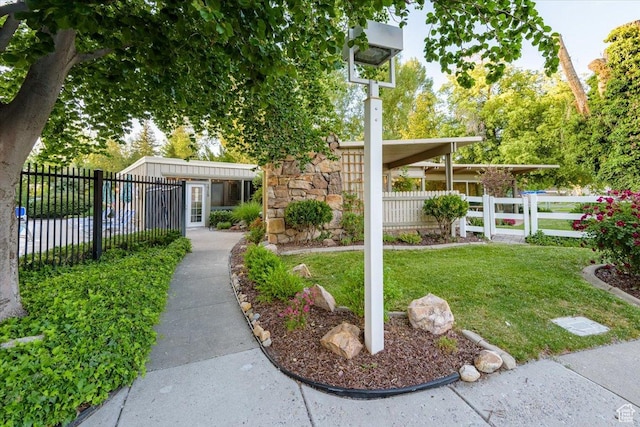 4879 S 1690 E, Holladay, UT 84117 - view of fenced yard